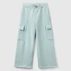 Wide fit cargo trousers