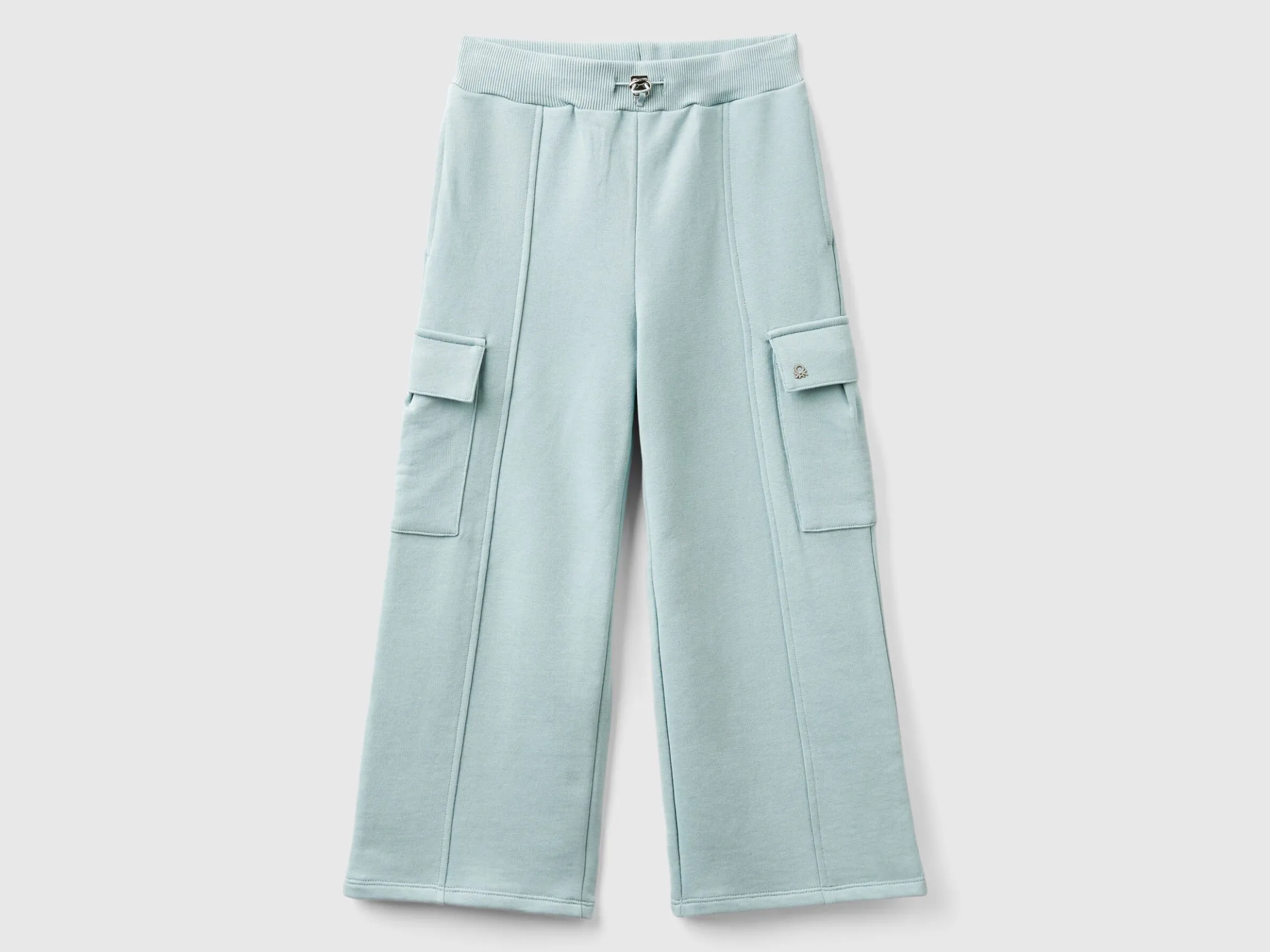 Wide fit cargo trousers