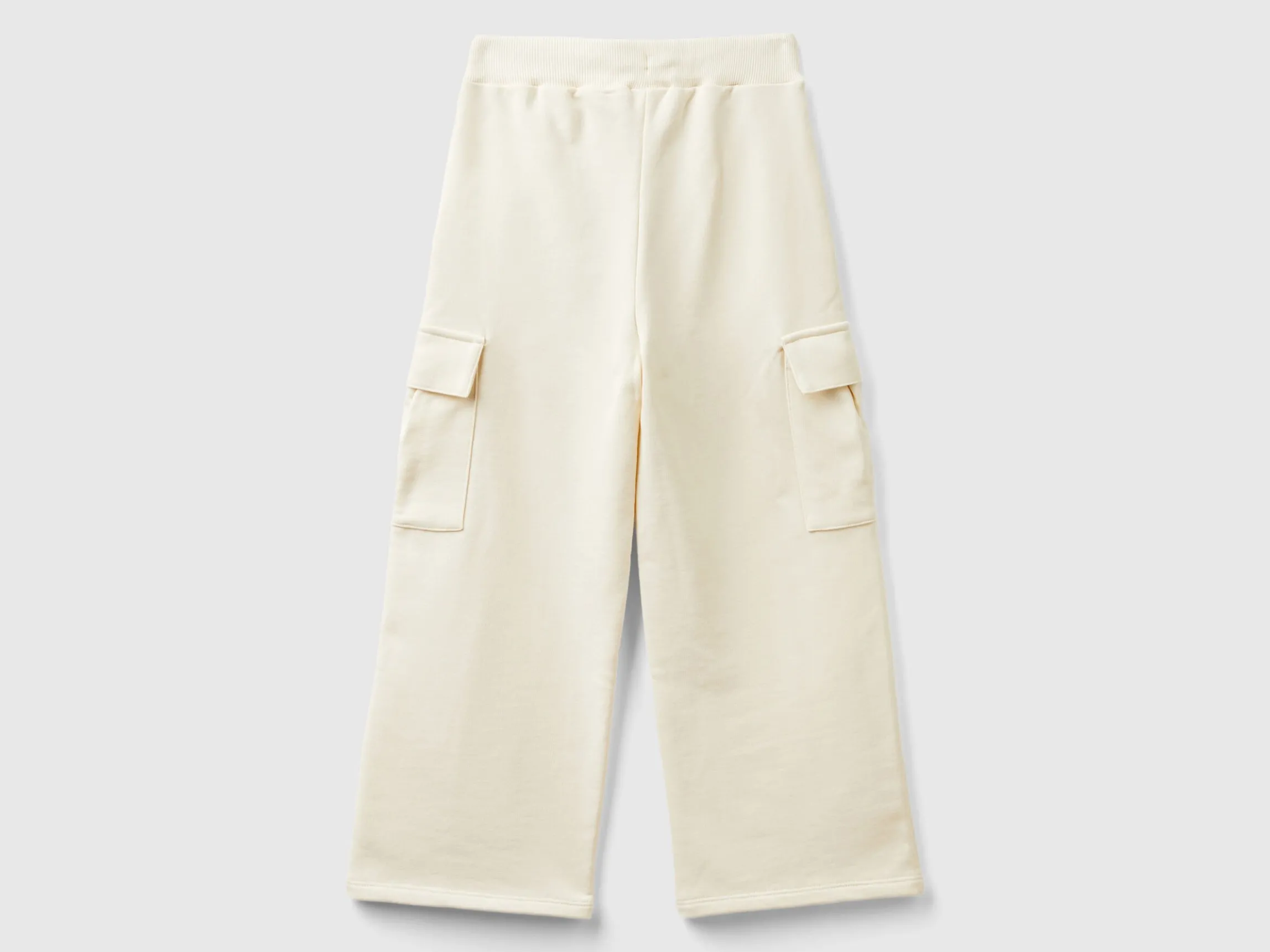 Wide fit cargo trousers