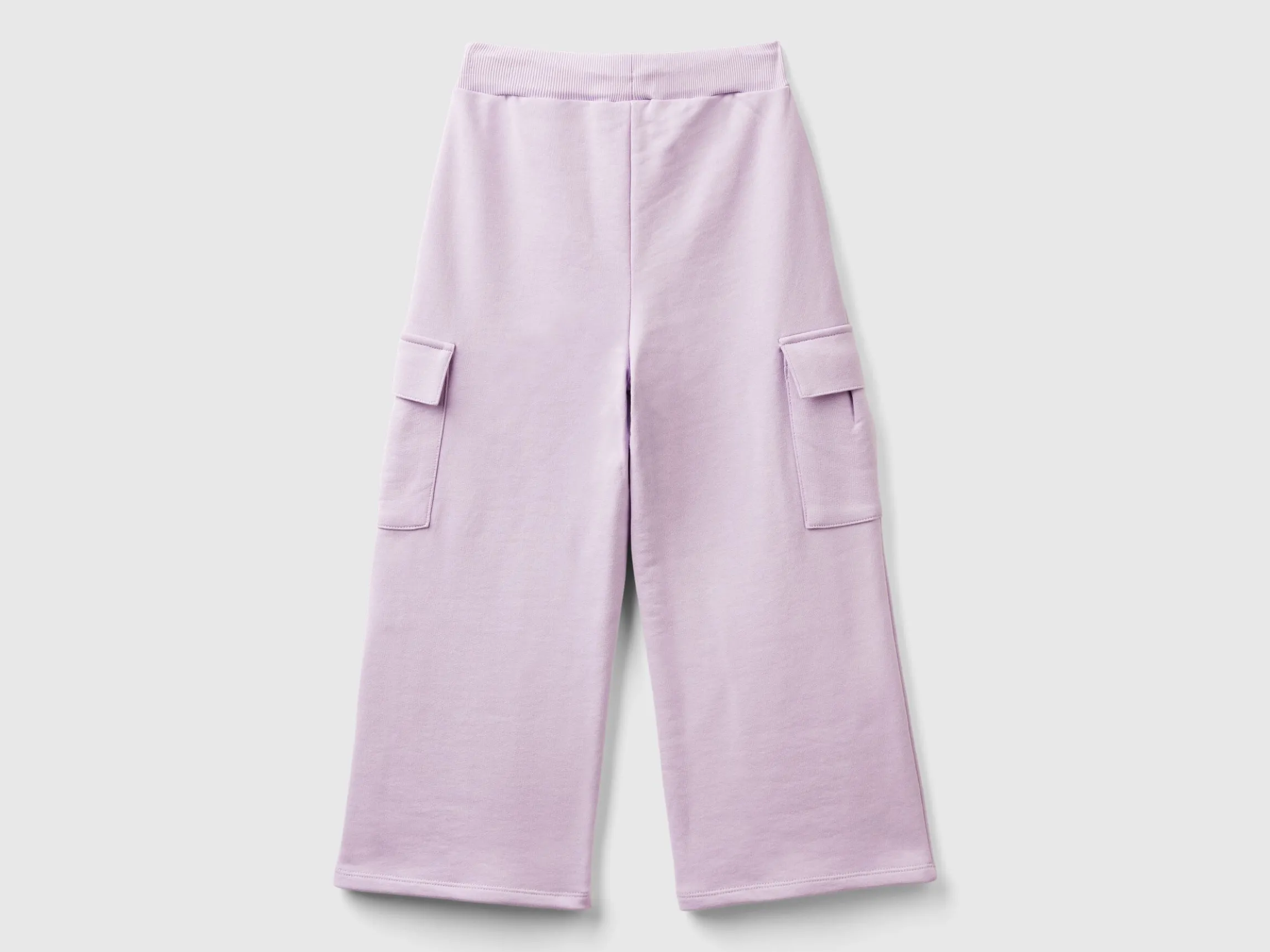 Wide fit cargo trousers
