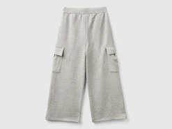 Wide fit cargo trousers