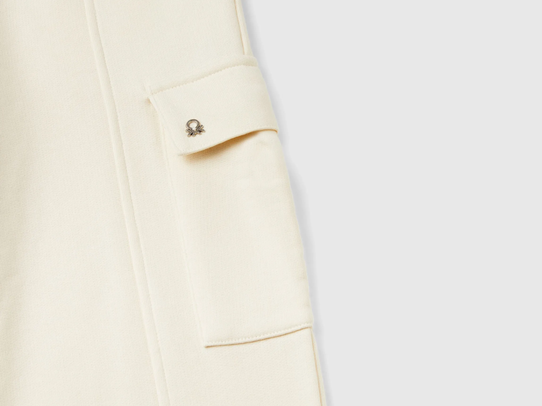 Wide fit cargo trousers
