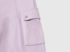 Wide fit cargo trousers