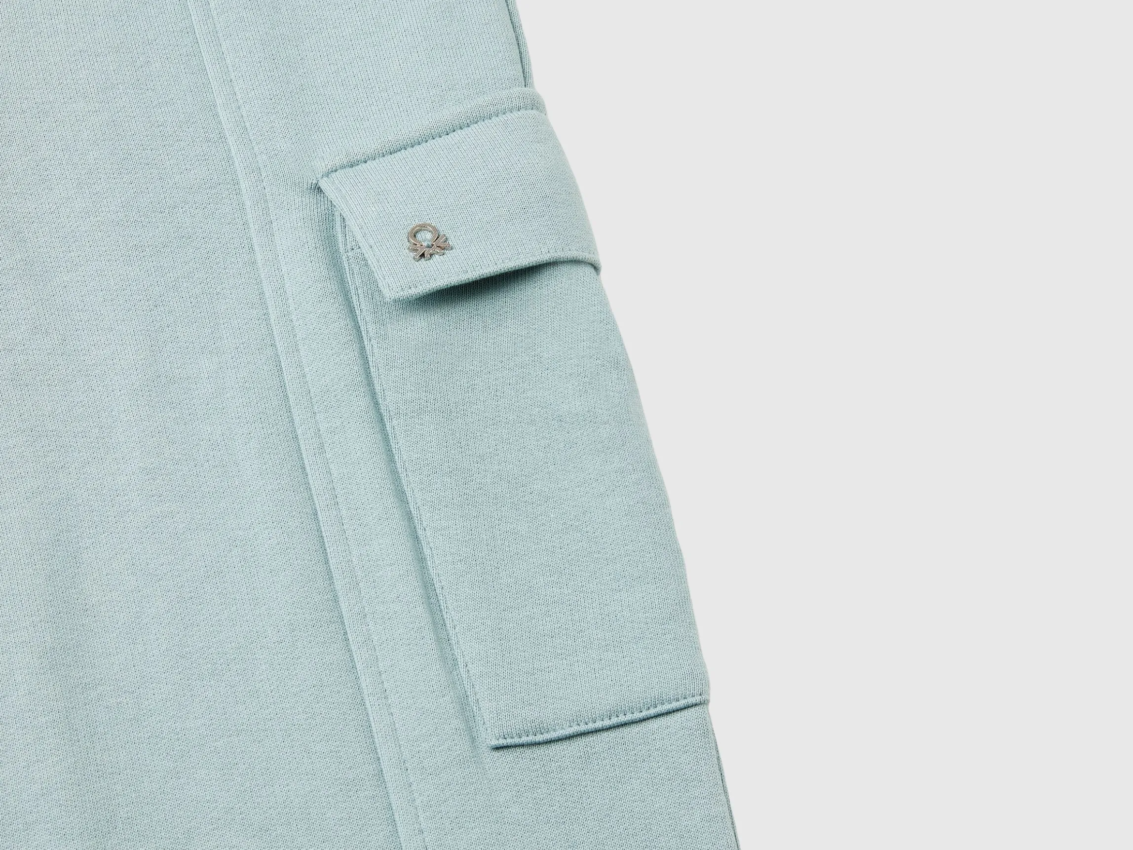 Wide fit cargo trousers