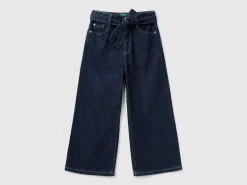 Wide fit jeans with sash