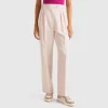 Wide trousers in stretch viscose blend