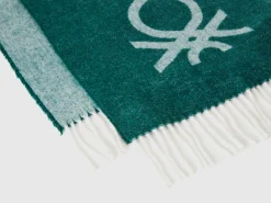 Wool and viscose blend scarf