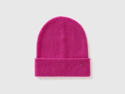 Wool blend hat