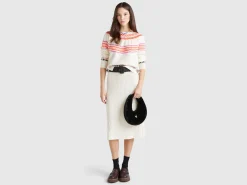 Wool blend jacquard sweater