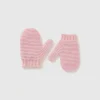 Wool blend mittens