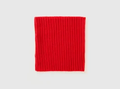 Wool blend neck warmer