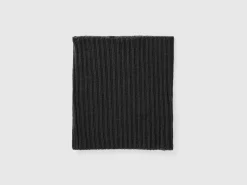 Wool blend neck warmer