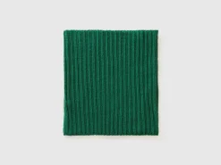 Wool blend neck warmer