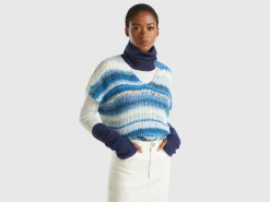 Wool blend neck warmer