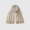 Wool blend scarf