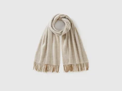 Wool blend scarf