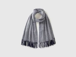 Wool blend scarf