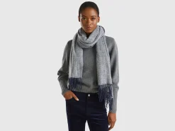 Wool blend scarf