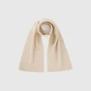 Wool blend scarf with rhinestones
