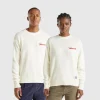 Wool blend sweater with ski graphic