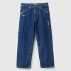 Worker style jeans