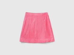 Wrap mini skirt in velvet