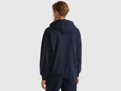 Zip-up hoodie in cotton