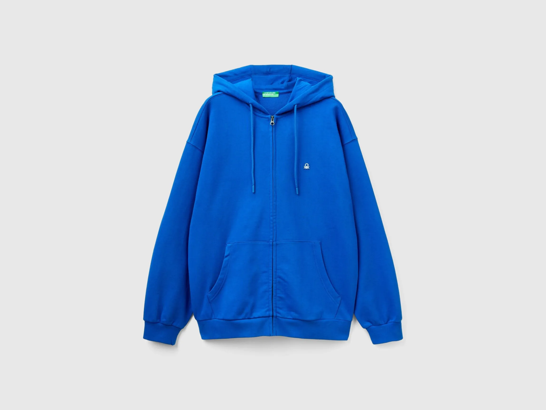 Zip-up hoodie in cotton
