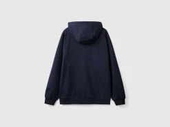 Zip-up hoodie in cotton