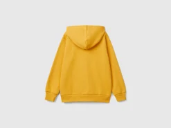 Zip-up sweatshirt with print